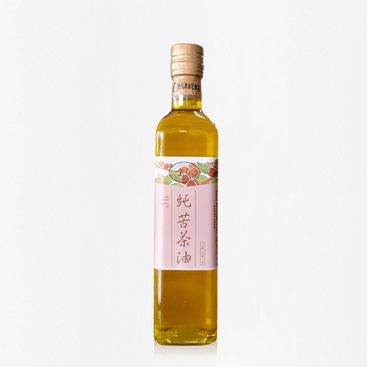 冷壓純苦茶油 500ml 精裝玻璃瓶