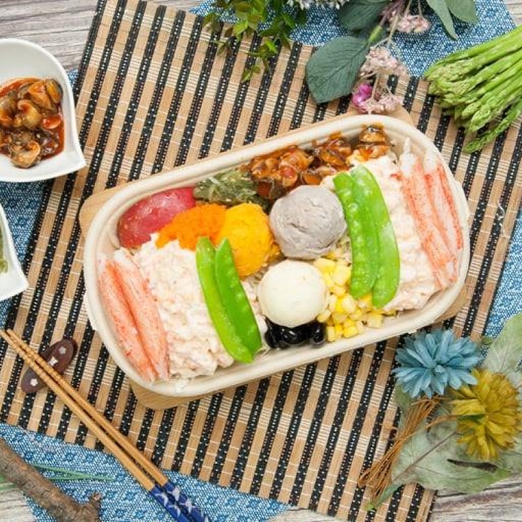 龍蝦蟹棒沙拉-千島醬