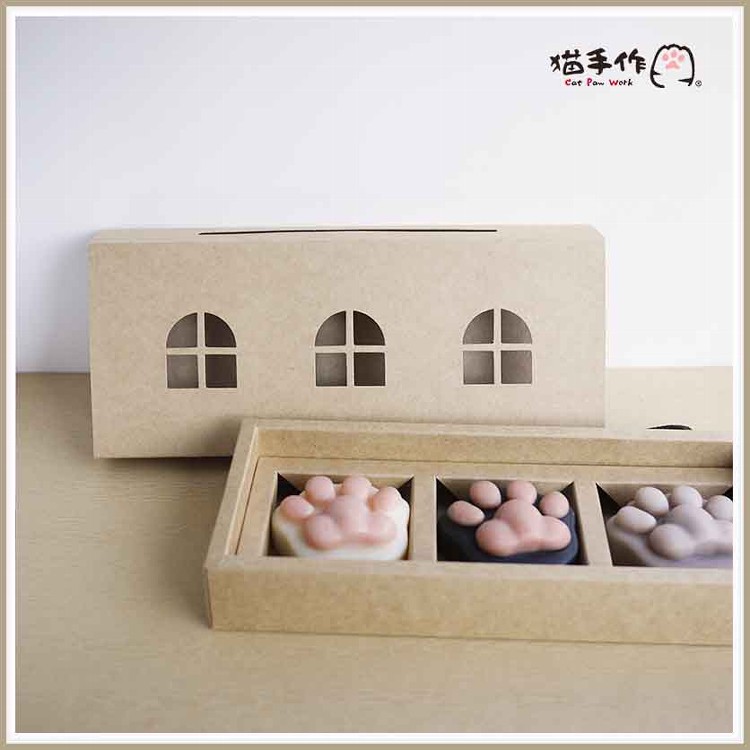 抽屜盒3入手工香皂禮盒手工皂包裝盒抽屜禮盒3入抽屜盒