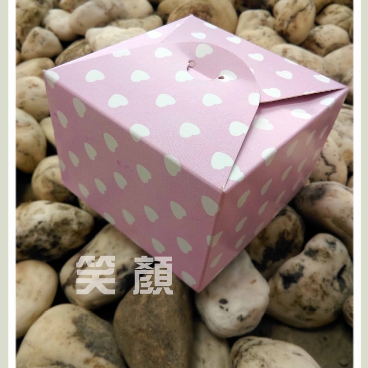 粉紅色包裝盒迷你小糖盒迷你S號牛皮紙方形盒單入月餅盒牛軋糖盒牛皮紙包裝盒禮品盒禮物盒手工皂單入禮盒