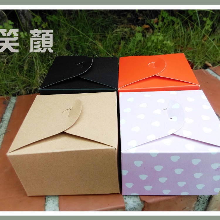 黑色包裝盒迷你小糖盒迷你S號牛皮紙方形盒單入月餅盒牛軋糖盒牛皮紙包裝盒禮品盒禮物盒手工皂單入禮盒