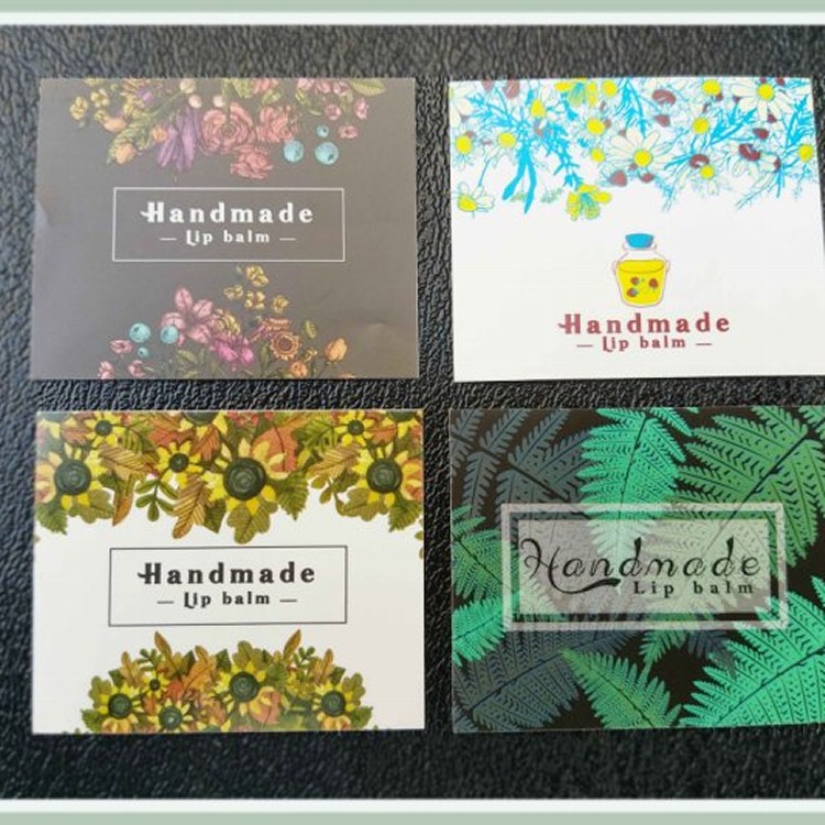護唇膏貼紙 潤唇膏貼紙 沈靜花園-向日葵 Handmade Up balm手作潤唇膏貼紙 護唇膏管珠