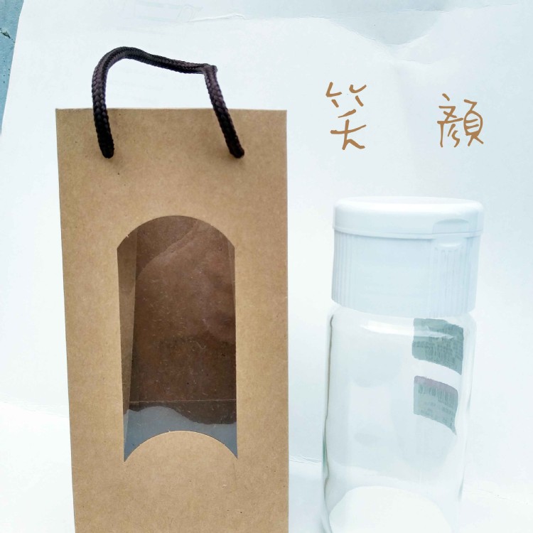 BI-40001-貼窗提袋11x10x23cm梅酒瓶罐 玻璃梅酒瓶 梅酒瓶袋 梅酒瓶提袋 梅酒瓶手提