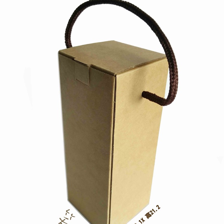 BI-5084瓦愣蜂蜜罐提盒 瓦愣單入蜂蜜罐提盒 蜂蜜罐包裝盒 瓦愣提盒 8.1Ｘ8.1Ｘ21.2公