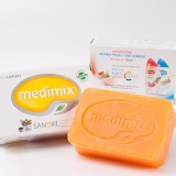 印度當地特價版~MEDIMEX草本檀香皂(橘色)