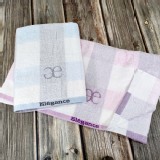 【Elegance】溫雅左岸格紋浴巾