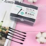 日式優質雙頭木軸紙軸炭棉簽