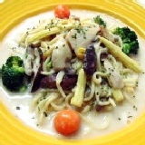 奶油馬鈴薯鮮菇醬(不含麵)（素，含奶）