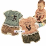 可愛小松鼠假三件連身衣(幼童款) 現貨!!