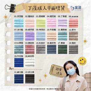 🔥現貨快速出貨🔥【丁茂】多色可挑 成人平面醫用口罩 台灣製MIT