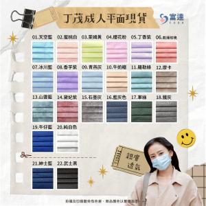 🔥現貨快速出貨🔥【丁茂】多色可挑 成人平面醫用口罩 台灣製MIT