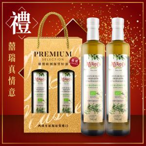 禮盒-DIH【囍瑞BIOES】西班牙歐羅有機冷壓特級初榨橄欖油(500ml)-效期2028/7/23