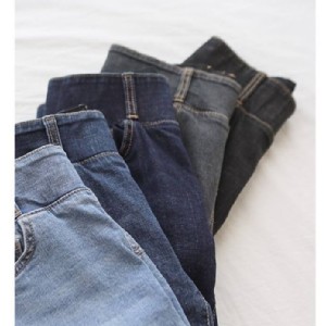 正韓極品超彈力爆款收腹牛仔褲(牛仔藍)