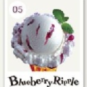 聖堤亞冰淇淋*藍絲帶 Blueberry Ripple