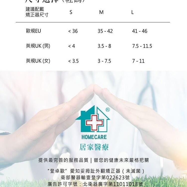 【美國AIRCAST 登卓歐】愛知妥 拇趾外翻矯正器 左右通用 拇趾外翻