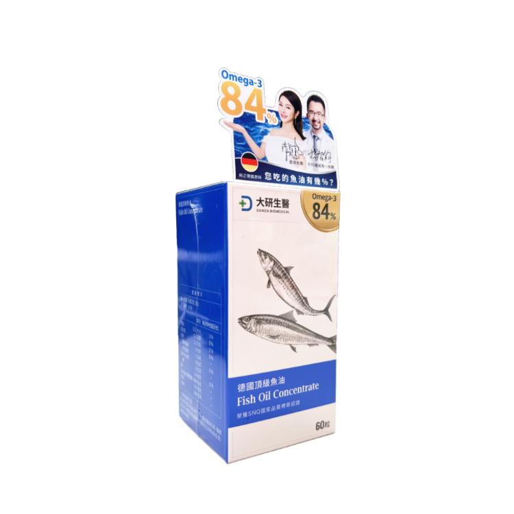 【大研生醫】 德國頂級魚油 omega3 60粒/盒