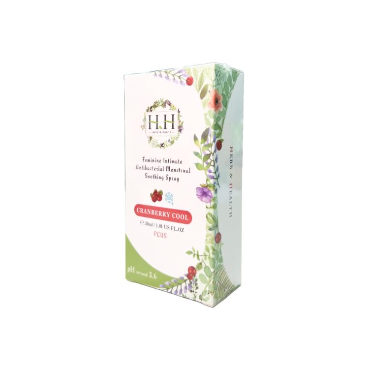 【HH 草本新淨界】 私密經期抗菌舒緩噴霧 PLUS (蔓越莓涼感) 30ml/瓶