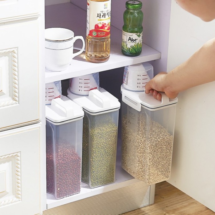 日式手提密封儲物桶/米桶 1+1