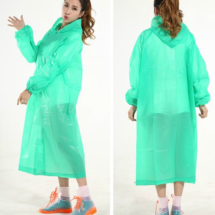 耐用加厚版輕薄便攜式雨衣(3件一組)
