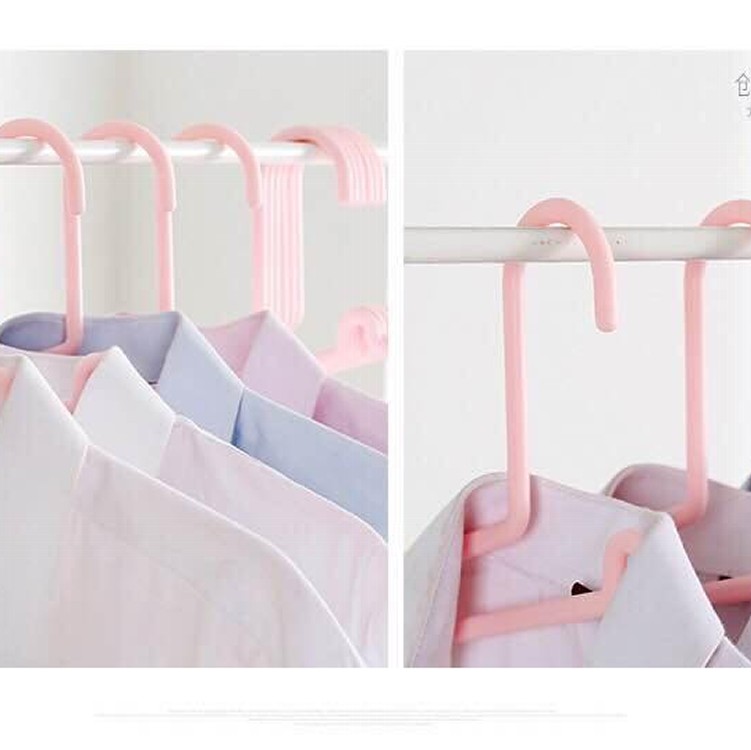 無印防滑圓領多用衣架(一組10入)