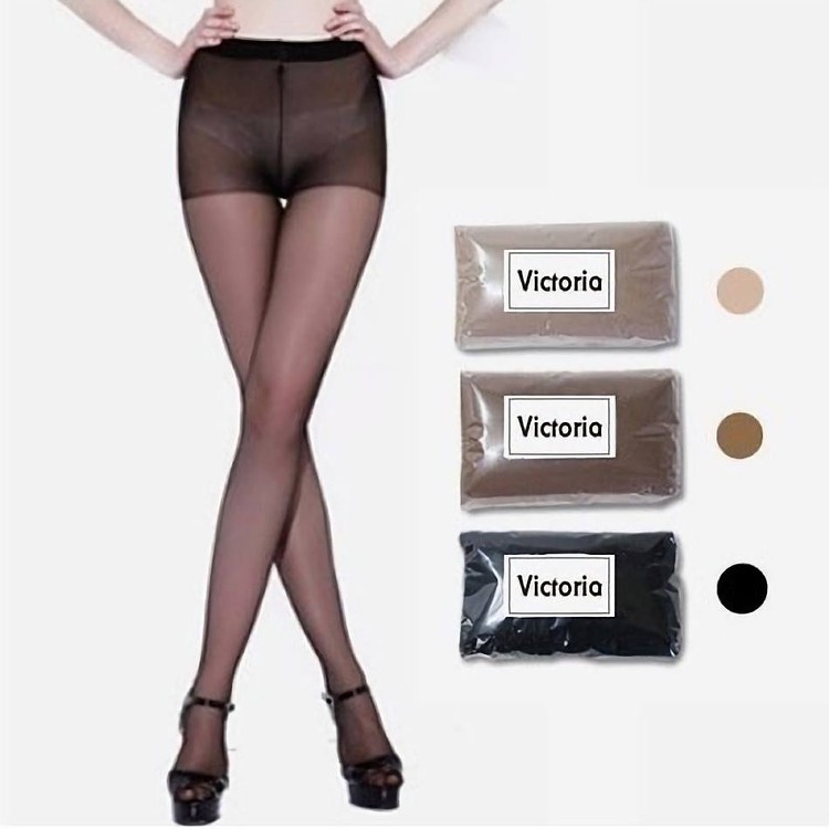 韓國Victoria彈力透膚20D絲襪(10双)