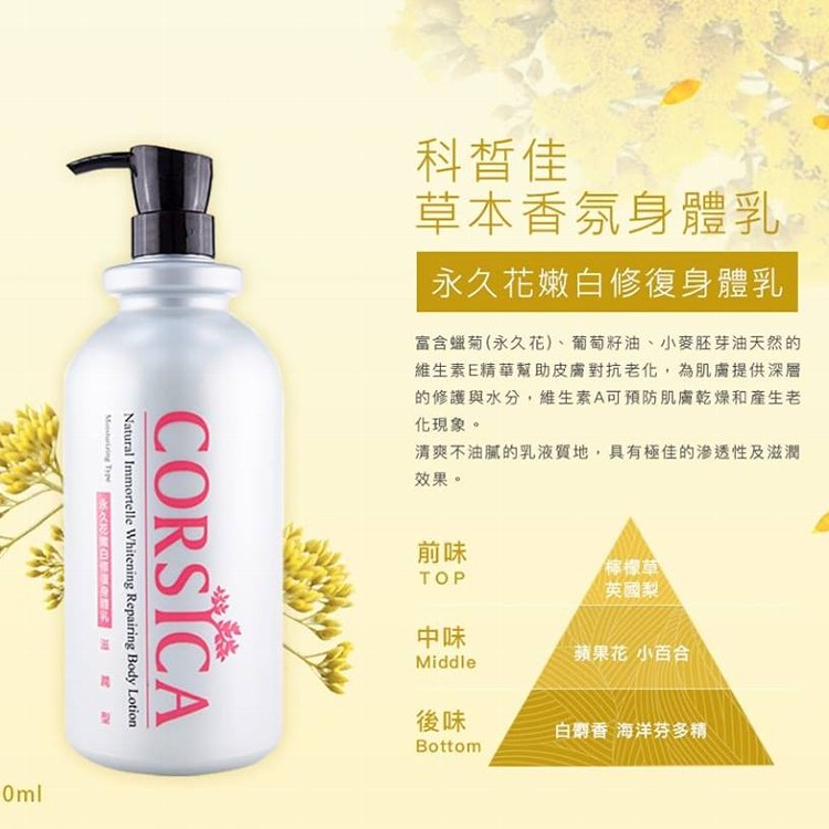 CORSICA科皙佳 草本香氛身體乳1000ml