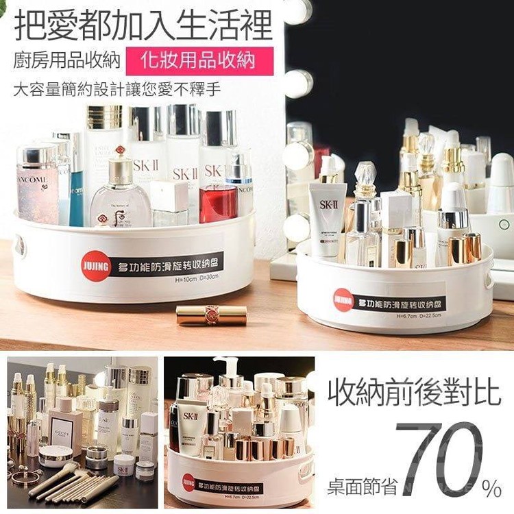 360度旋轉防滑收納盤