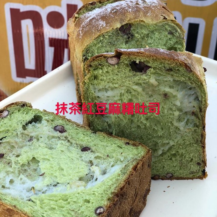 抹茶紅豆麻糬吐司(含運)