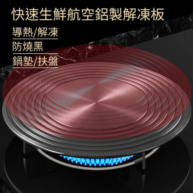 【CityStar】廚房兩用爐台導熱盤解凍盤 (24cmx4mm)