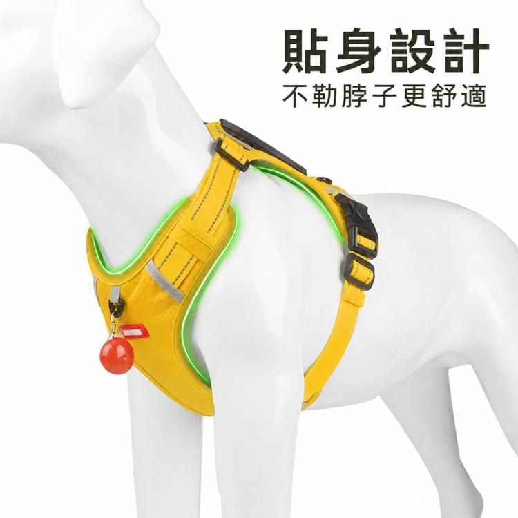 【CityStar】防暴衝反光寵物胸背帶 可調式胸背帶 ( XS-S )