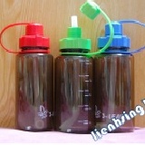 3-LEAVES 環保杯 雙蓋800cc暗紅 特價：$100