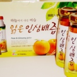 韓國人蔘水梨汁
