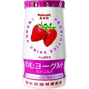 養樂多草莓高鈣優酪乳-16瓶