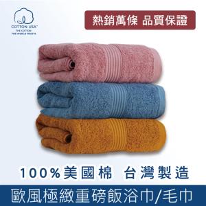 【HKIL-巾專家】MIT歐風極緻厚感重磅飯店彩色浴巾