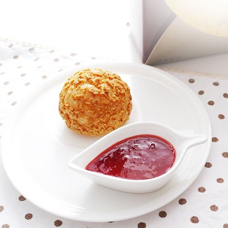 豆穌朋-草莓雙餡泡芙6入