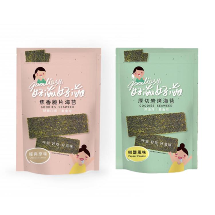 【琉宇醬選】好滋好滋酥脆海苔(三種口味任選)(非油炸/全素)