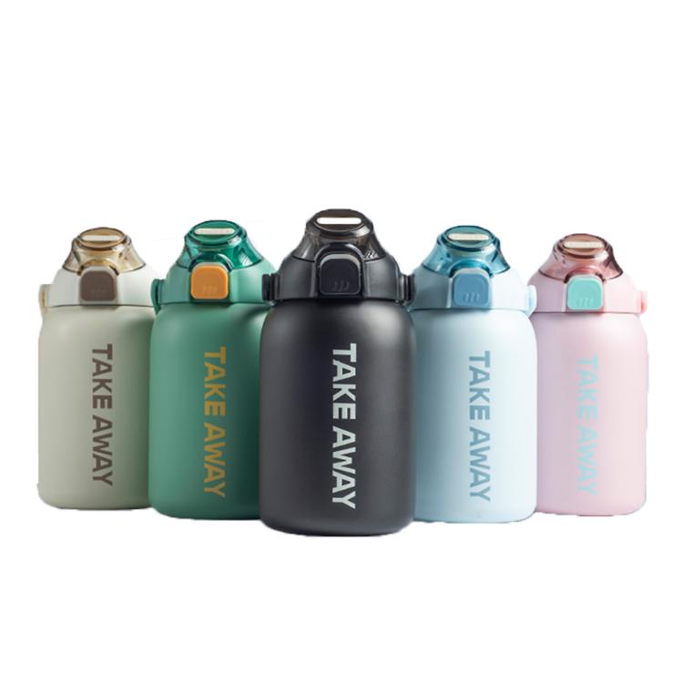 【QiMart】馬卡龍色系不鏽鋼保溫杯