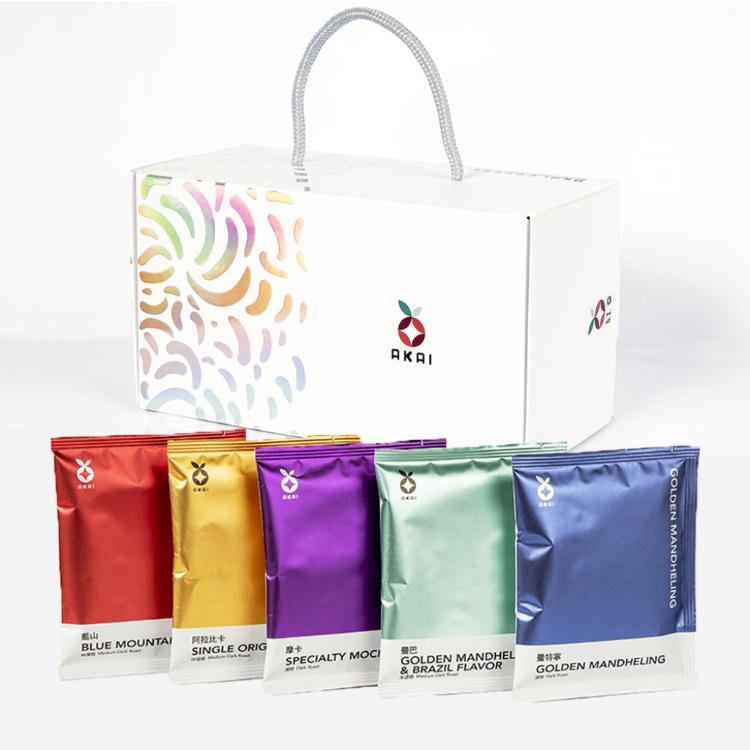 免運!【紅菓AKAI】派對系列濾掛咖啡綜合禮盒（20包/盒） 200g/盒 (2盒40包,每包19.8元)