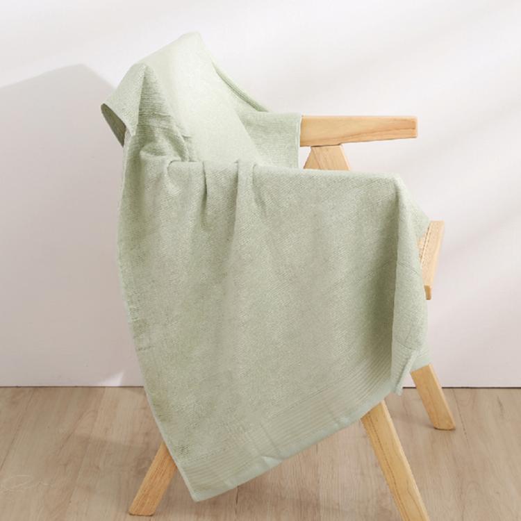 【星紅織品】竹纖紗淺色涼感吸水浴巾
