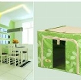 牛津布鐵架摺疊收納箱66L_衣服衣物整理箱 鋼架百納箱 鋼骨收納箱