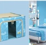 牛津布鐵架摺疊收納箱66L_衣服衣物整理箱 鋼架百納箱 鋼骨收納箱