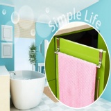 不銹鋼門背式抹布/毛巾掛架_長款