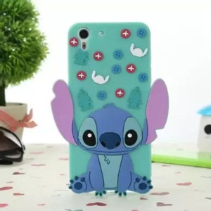 迪士尼大頭手機殼情侶矽膠軟/HTC desire eye/EYE-史迪仔