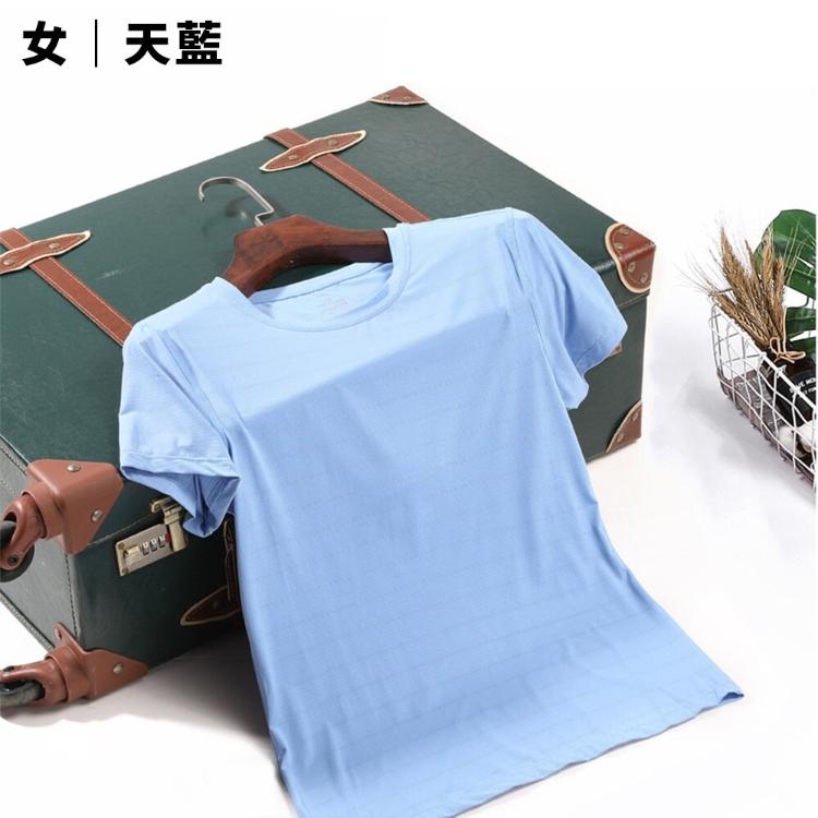 ⭐️穿比不穿還要涼⭐️【台灣現貨】情侶款冰絲短T 冰涼 涼感衣 涼感短T 加大尺寸 彈力 修身上衣