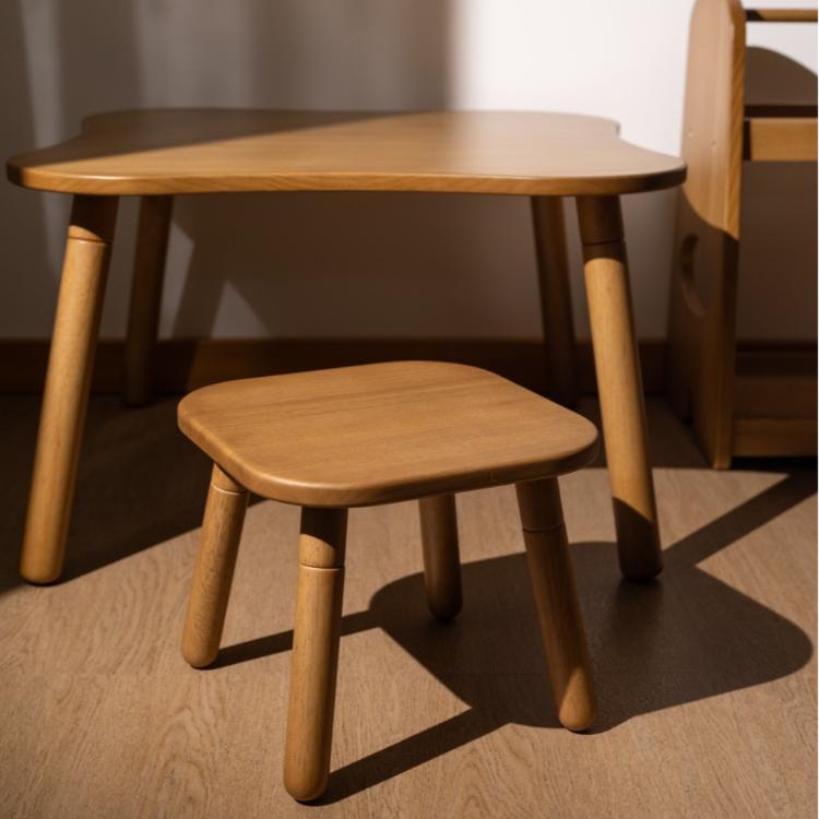 【亦欣 Havin】白蠟木可調式實木方凳/穿鞋穿鞋椅/座高20-25/休閒椅/3色可選)