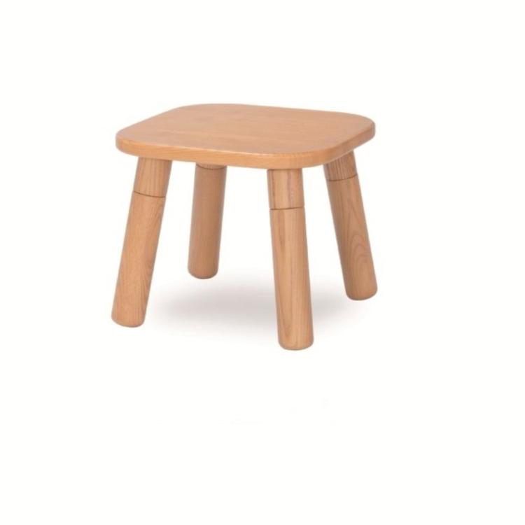 【亦欣 Havin】白蠟木可調式實木方凳/穿鞋穿鞋椅/座高20-25/休閒椅/3色可選)