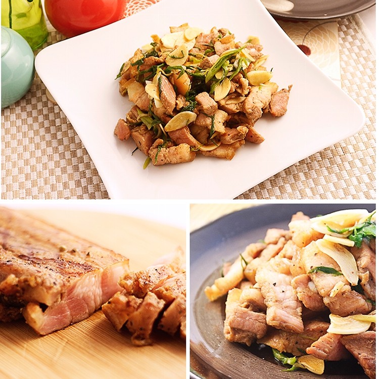 黑胡椒蒜香鹹豬肉