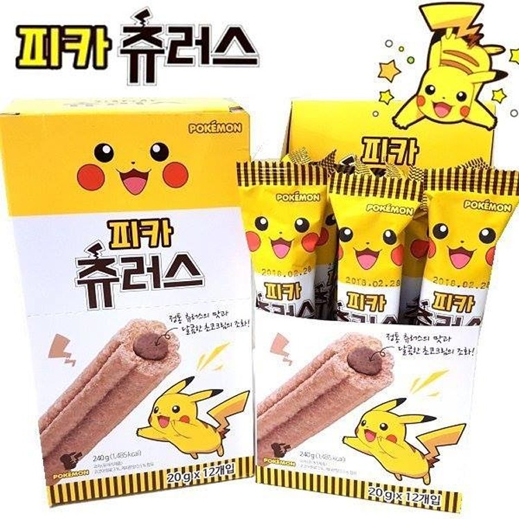 皮卡丘巧克力夾心吉拿棒
