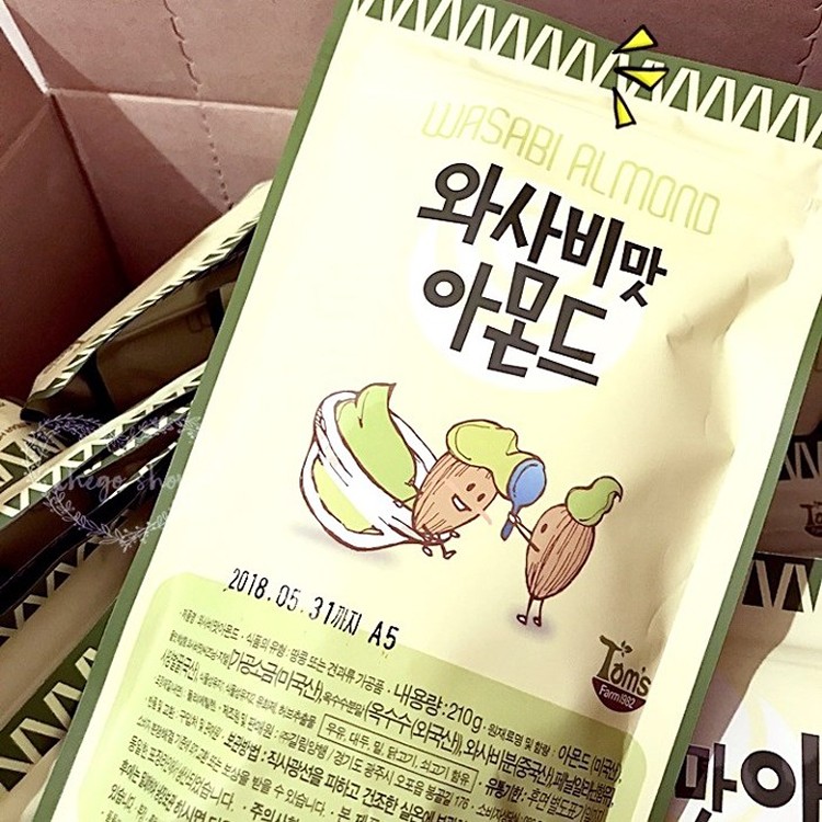 韓國蜂蜜芥末杏仁果210g