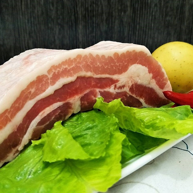 台灣桃花源黑豚 去皮五花肉